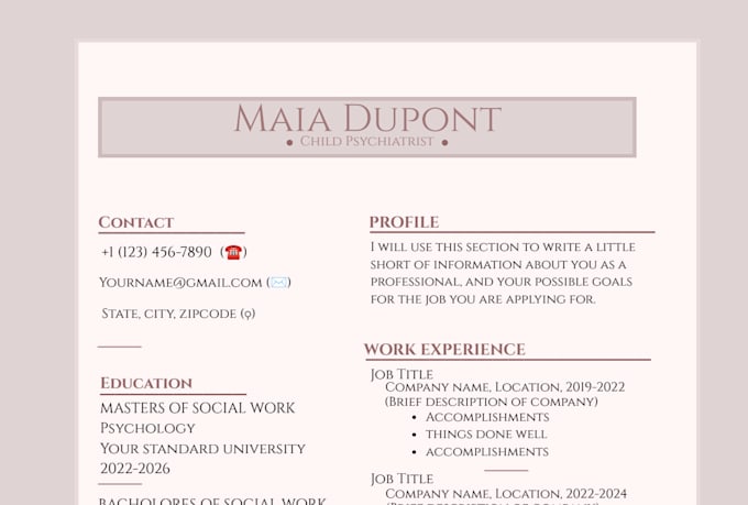make you a resume worth reading